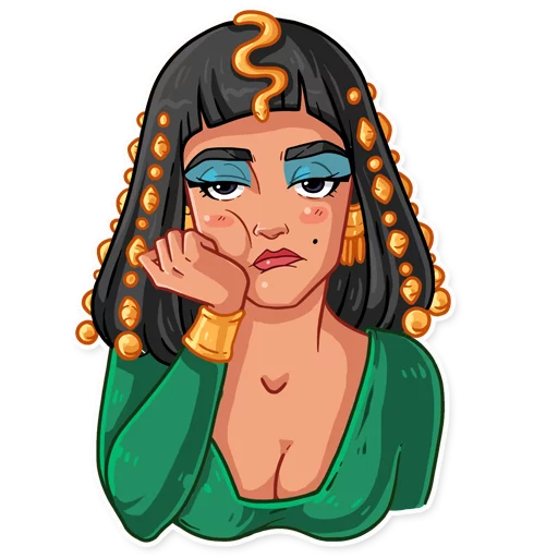 Cleopatra emoji 