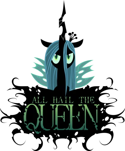 Queen Chrysalis emoji 😈