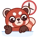 Red Panda Emoji emojis 🫥