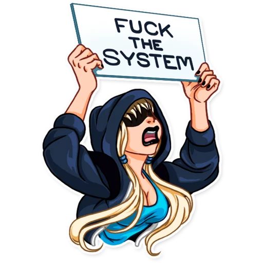 Resistance Girl emoji 