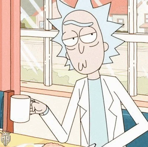 Rick and Morty sticker ☕️