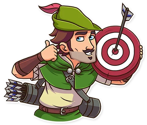Robin Hood sticker 