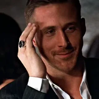 Стикер 🎥 Ryan Gosling 😐