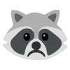 raccoons emoji ☹️