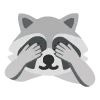 raccoons emoji 🙈