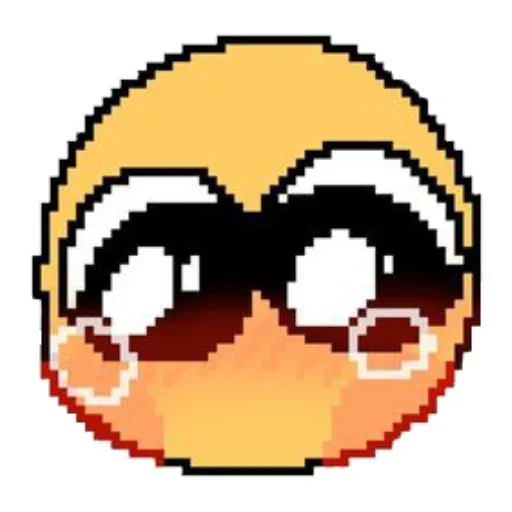 Pixilart - Cute Cursed Emoji by RabidRacu