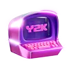 Telegram emoji retro pink 3D