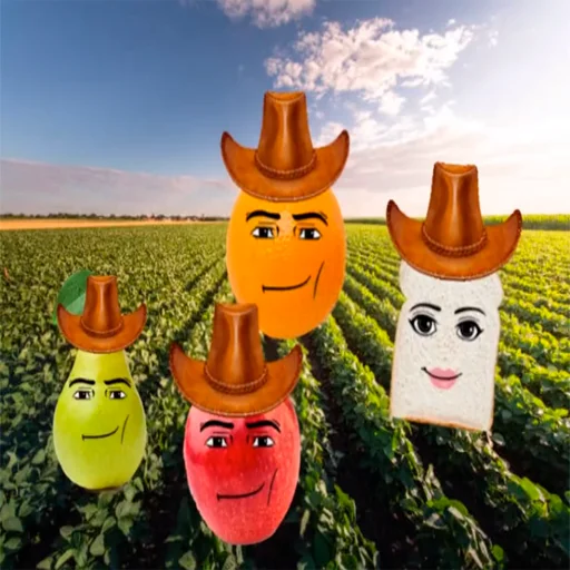 Забавные фрукты emoji 👀