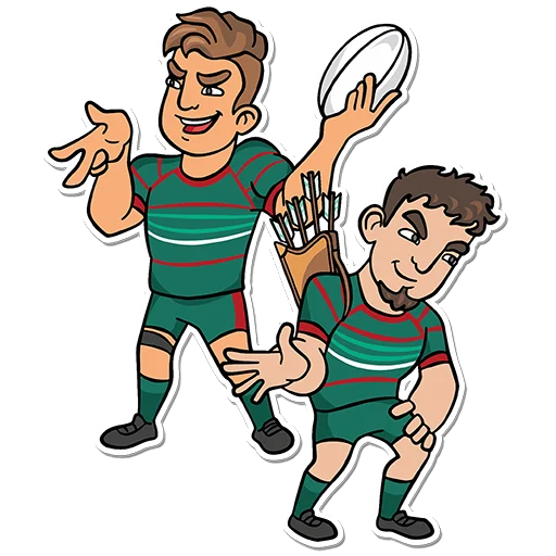 Rugby-jumble sticker 🏹