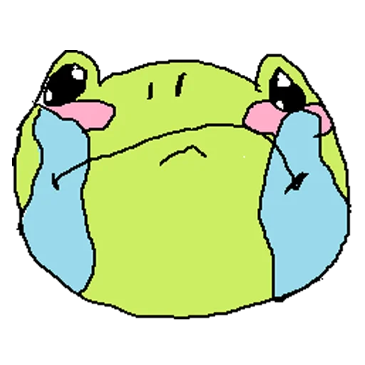 cursed frog Runta!! (runtadesu) sticker 🥺