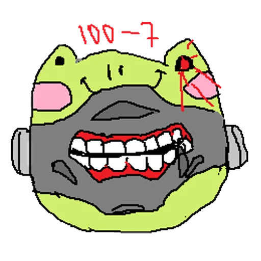 cursed frog Runta!! (runtadesu) stiker 🥵