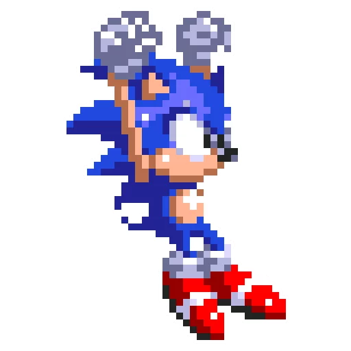 Sonic 3 and Knuckles Sonic emoji ✊️