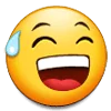 Samsung Emoji emoji 😅