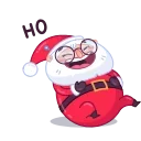 Telegram emojis Санта