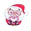 Telegram emojis Санта