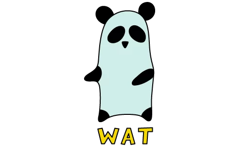 Ghost World sticker 🐼