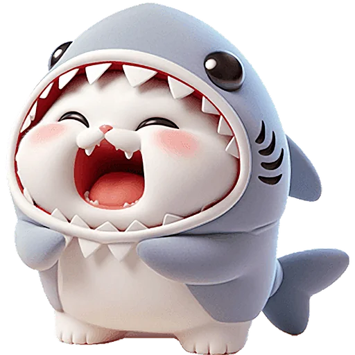 Пушистые акулы 3 emoji 😂
