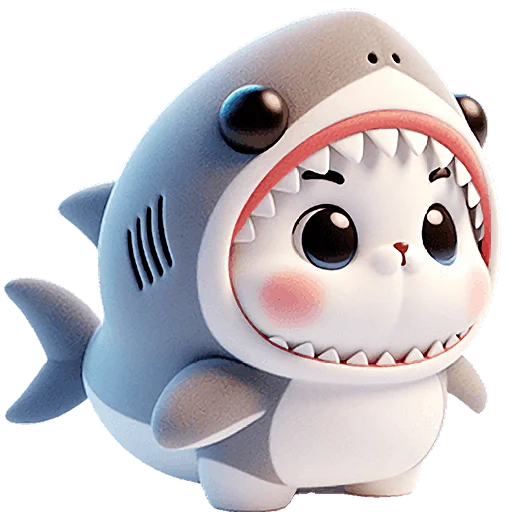 Пушистые акулы 3 emoji 🥹