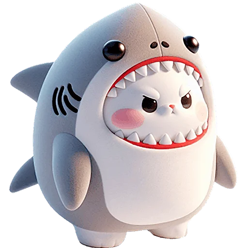 Пушистые акулы 3 emoji 😡