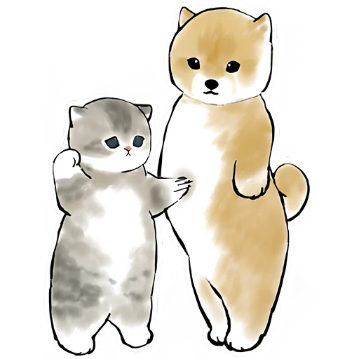 Шиба и Нян emoji 😌