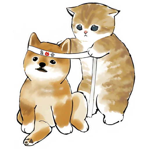 Шиба и Нян emoji 😄