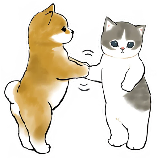 Шиба и Нян emoji 👋