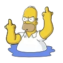 Emojis de Telegram Simpsons