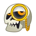 Skull Emoji Pack  stiker 🤑