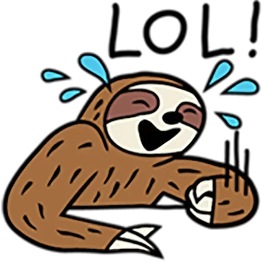 Telegram stickers Sloth