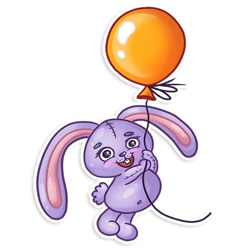 Small Rabbit sticker 🎈