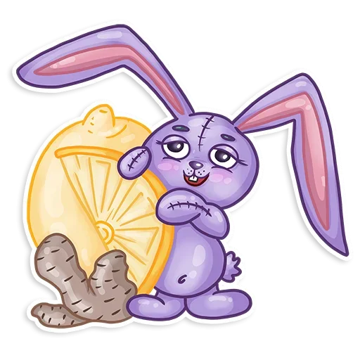 Small Rabbit sticker 🍋