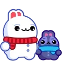 Snow Rabbit Pack emojis 🥰