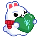 Snow Rabbit Pack emojis 🎁