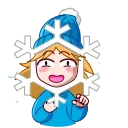 Telegram emojis Snowflake