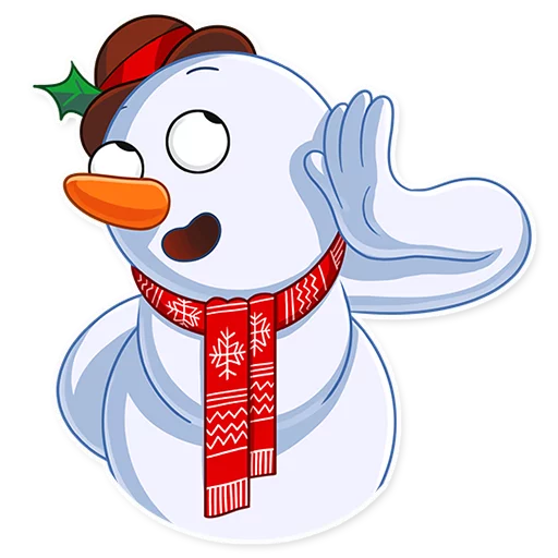 Snowy Buddy stiker 👂