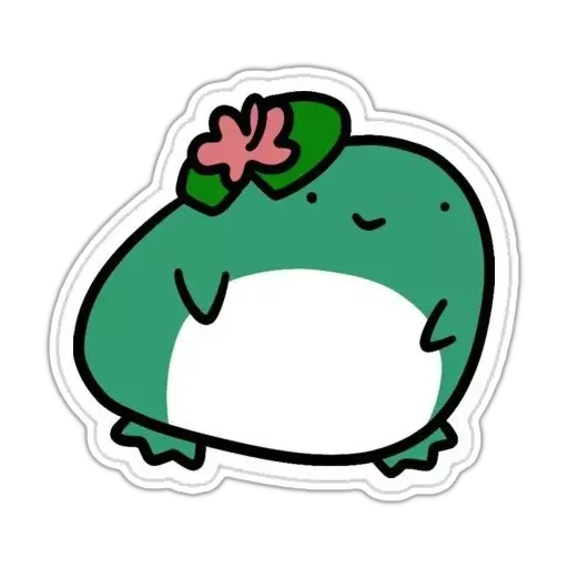 🐸 Froggy sticker 🌸