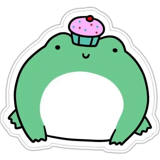 🐸 Froggy sticker 🧁