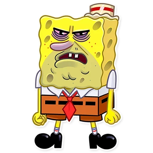 Эмодзи Sponge Bob | Спанч Боб 😠