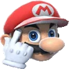 Эмодзи Super Mario Emoji 🤨