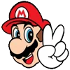 Емодзі Super Mario Emoji ✌