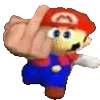 Эмодзи Super Mario Emoji 🖕