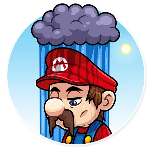 Эмодзи It's-a Me, Mario! 