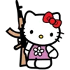 Hello Kitty emoji 🔫