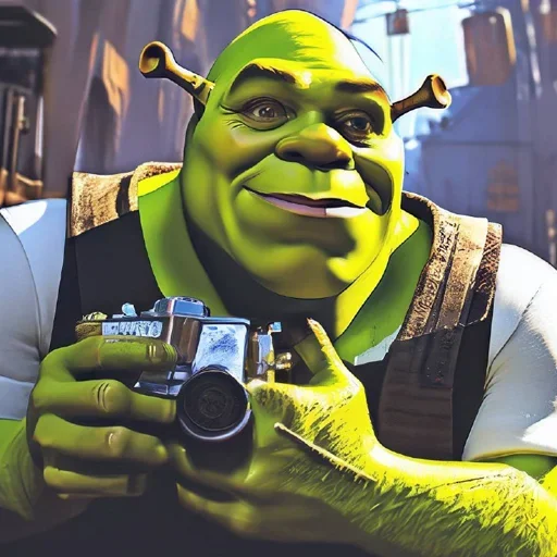 Эмодзи Shrek AI 😁