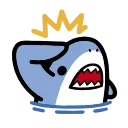 small shark emoji 🫡