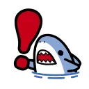 small shark emoji ❕