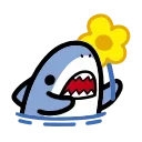 small shark emoji 🌼
