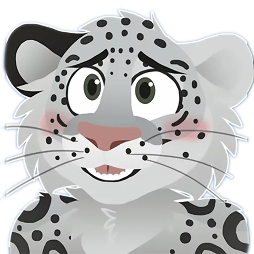 Стикер Telegram «Снежный Леопард» ?