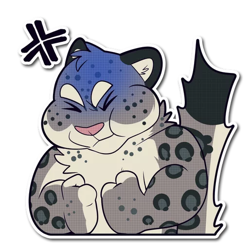 Емодзі Snow Leopard 