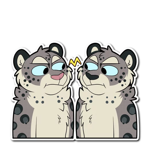 Snow Leopard emoji ⚡